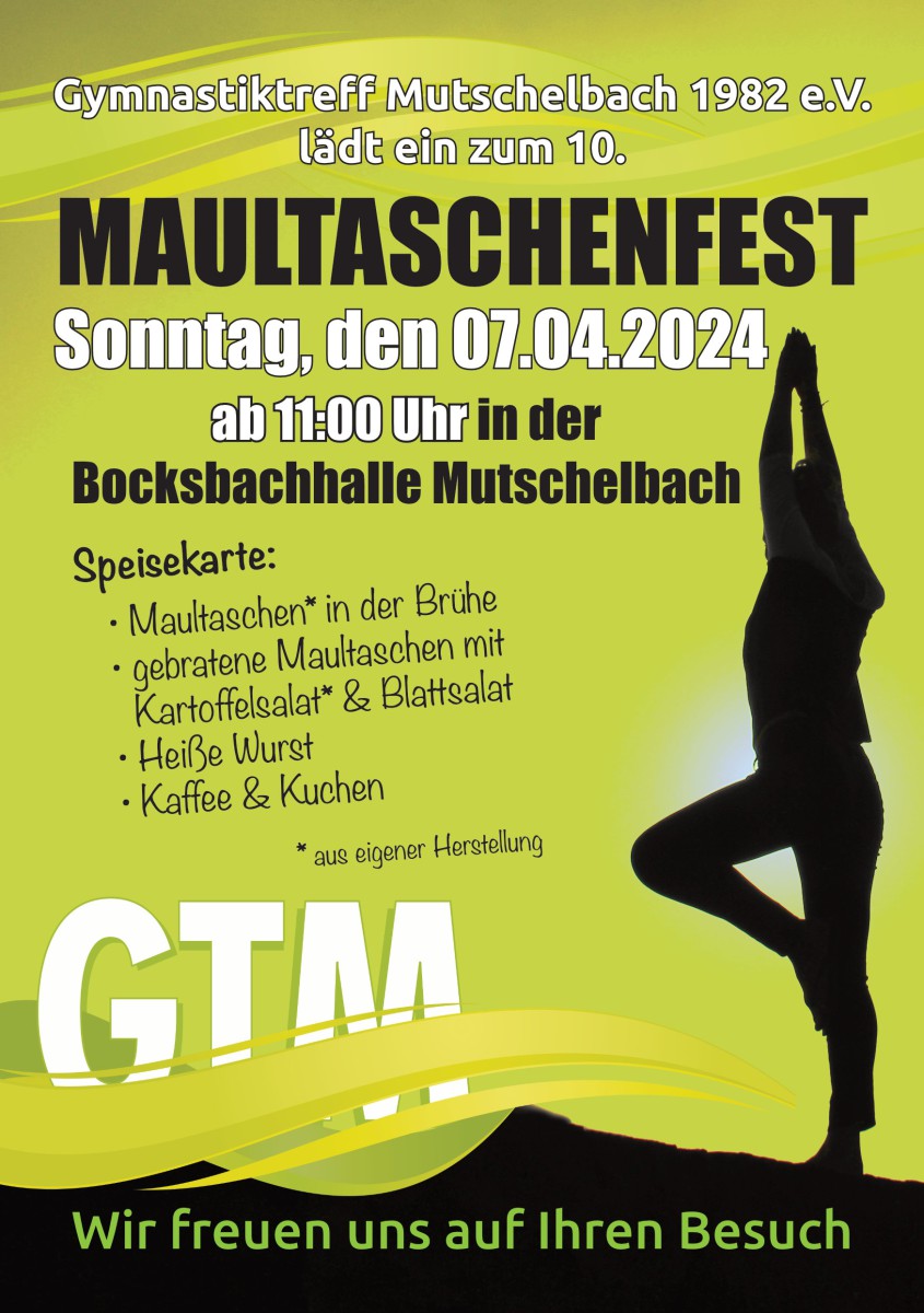 Flyer Maultaschenfest